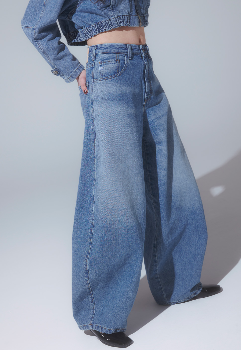 BLOUSON BAGGY BALLOON PANTS